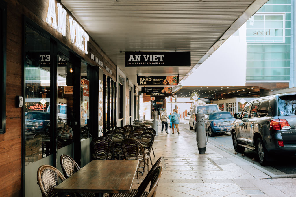 With a wide range of delicious multicultural eateries, the suburb has become a foodie hub within Sydney.  Photo: Vaida Savickaite