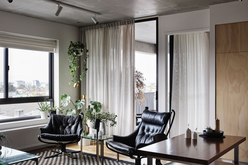 Lorri Hill's new apartment is in the Brunswick development Breese Street by Milieu, designed by DKO and Breathe Architecture Photo: Derek Swalwell