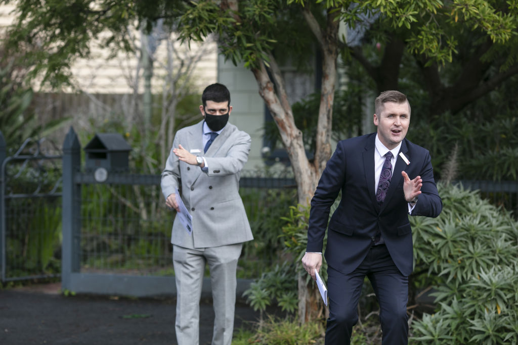 Real estate agents across Melbourne are expecting an unusually busy winter for auctions. Photo: Stephen McKenzie