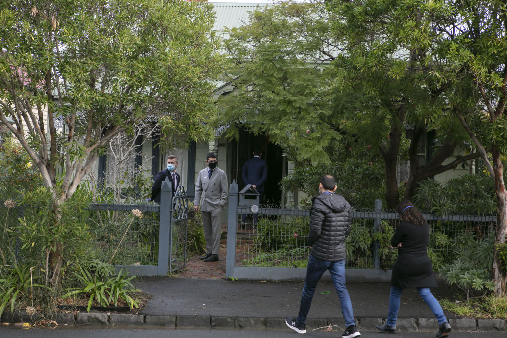 Buyers are not expected to let a Melbourne winter get in the way of securing their dream home. Photo: Stephen McKenzie