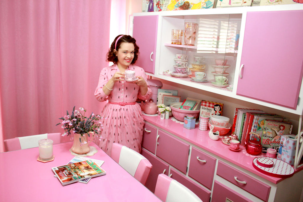 Laura Jane Aulsebrook created her dream 1950s inspired home in Camden which she says brings her joy and celebrates the heritage of the time. Photo: Rod Paton
