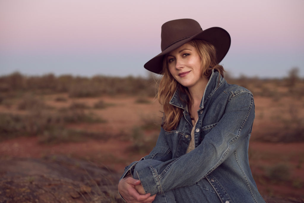 Emma Hamilton stars in RFDS, which was filmed in Broken Hill. Photo: Daniel Asher Smith