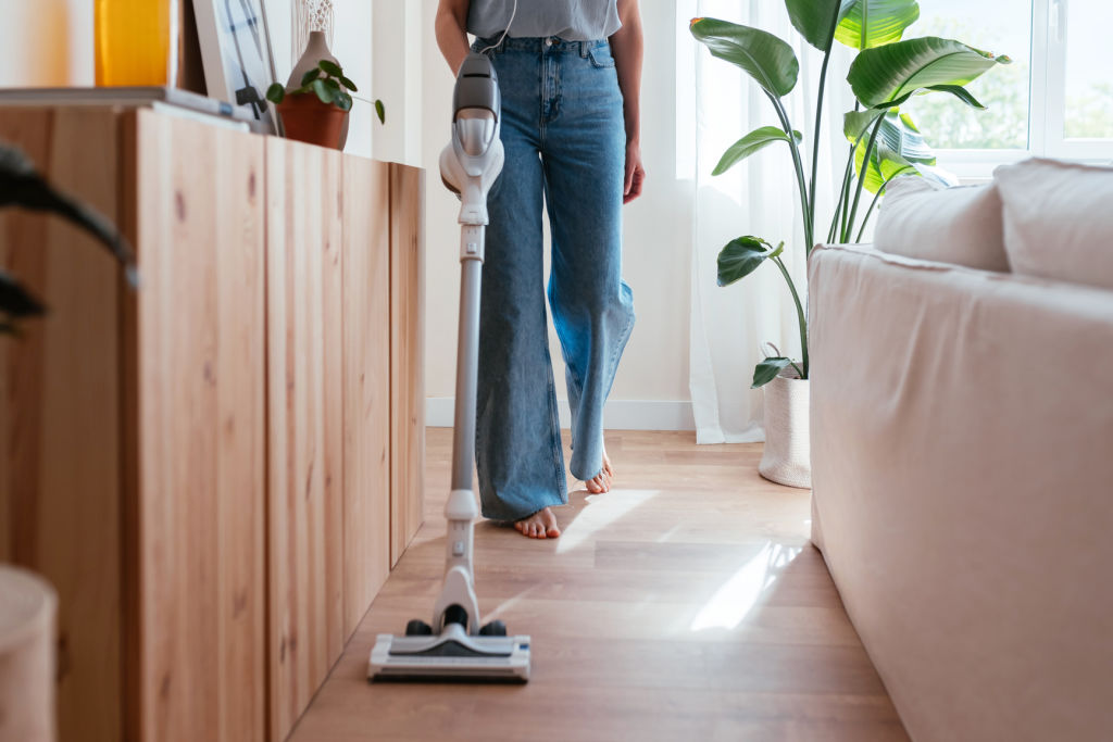 Filter replacement is usually needed every three to six months for vacuum cleaners. Photo: Stocksy