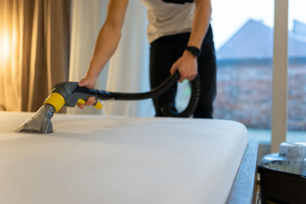 Sprinkle your mattress with bicarb soda, leave for 15 minutes then vacuum off. Photo: iStock