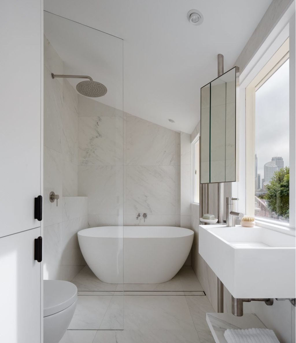 A luxurious outhouse that sees downtown Sydney. Photo: Katherine Lu
