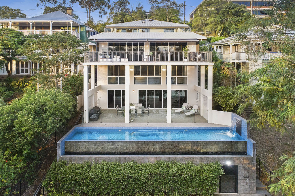 The four-level house at 9 Borva Street, Dutton Park. Photo: Supplied