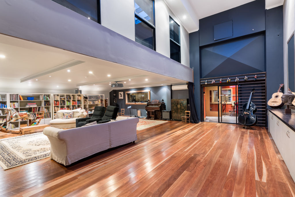 Jimmy Barnes tells Domain that the home's kitchen and living spaces are perfect for entertaining guests. Photo: Supplied