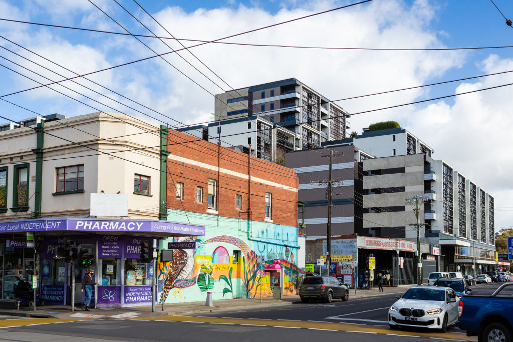 Units in the inner Melbourne region, which includes Brunswick (pictured) and Carlton, have bounced back in price. Photo: Greg Briggs