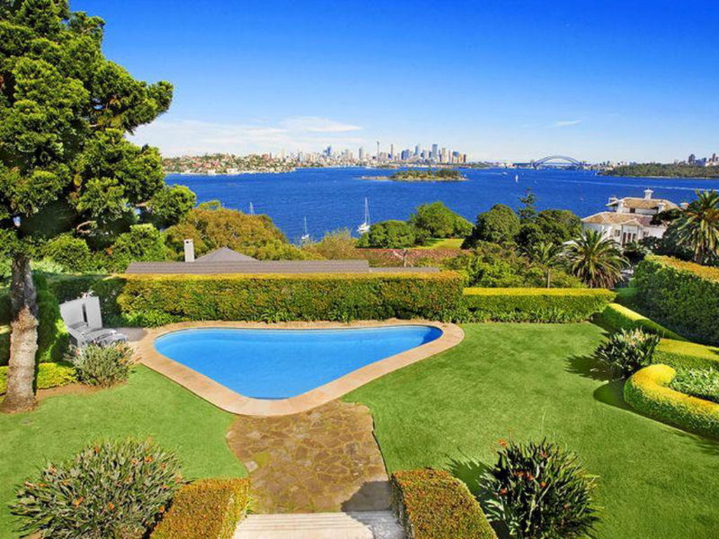 All that remains of the heritage house is the panoramic view of Sydney Harbour.