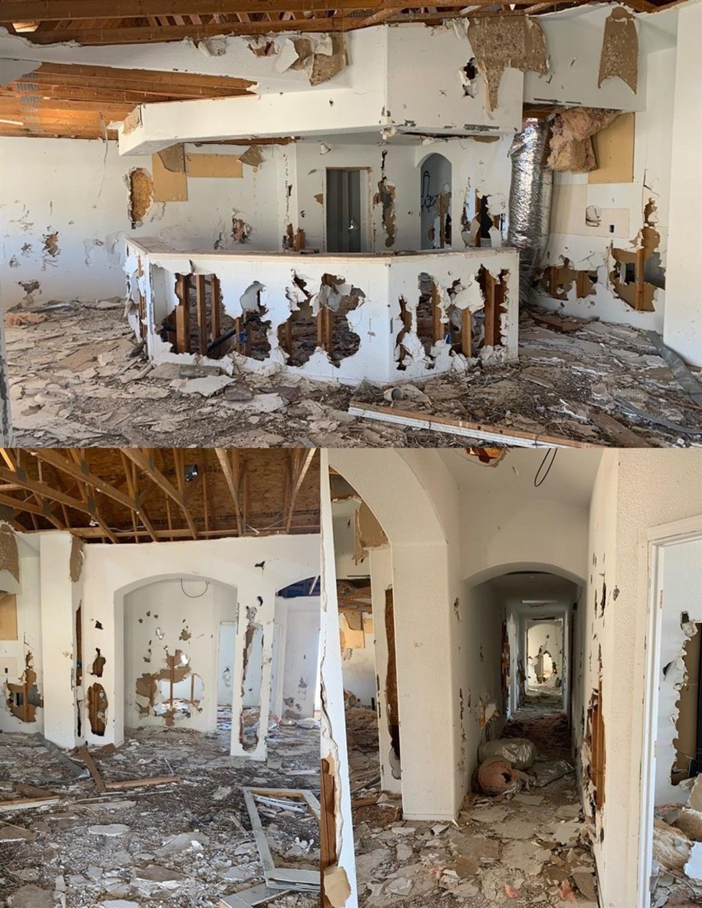 Vandals really did a number on this place. Photo: RedFin