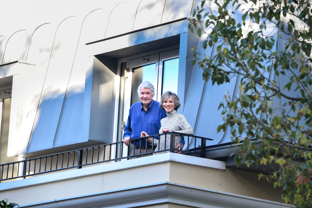 Denis Savill and his partner Anne Clarke bought their Woollahra penthouse home after Denis decided to retire. Photo: Peter Rae