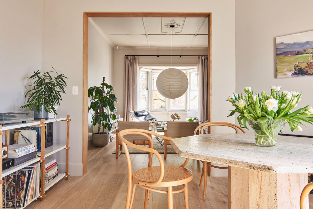 Earthy tones and welcoming warmth at 10 Victoria Street, Preston. Photo: Glenn Hester