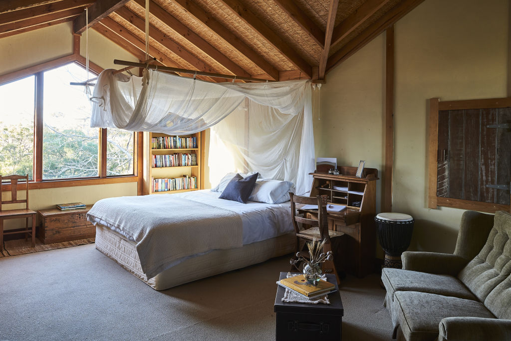 The master bedroom also doubles as a parents retreat on the upstairs level. Photo: Supplied