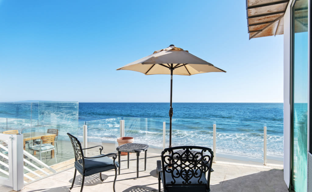 The entertaining deck. Photo: Redfin.