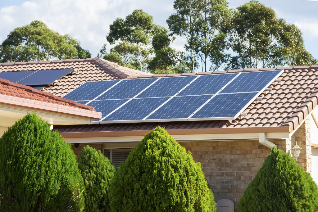 Water tanks and solar panel installation are gaining popularity. Photo: iStock