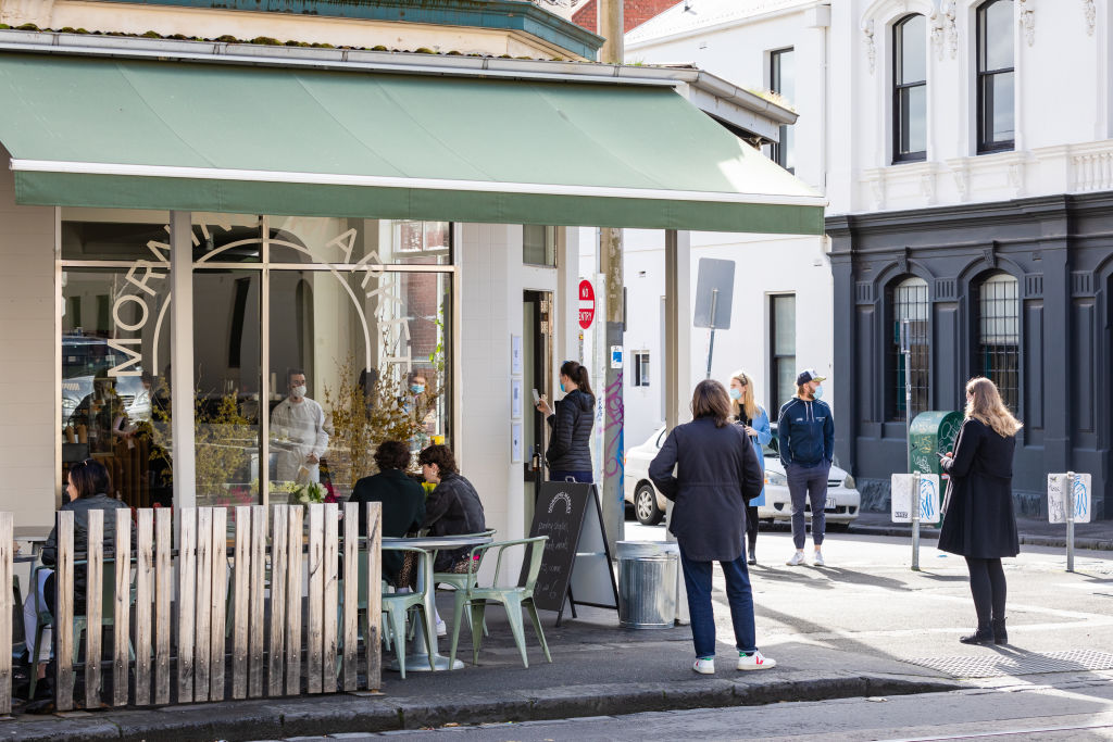 The very popular coffee spot and grocer hybrid Morning Market. Photo: Greg Briggs