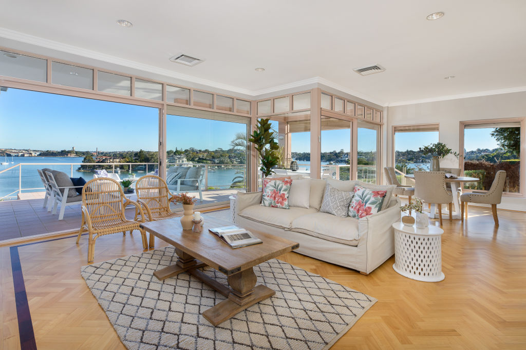 The home is conveniently located next to The Bay Street Wharf and Greenwich Flying Squadron. Photo: Supplied