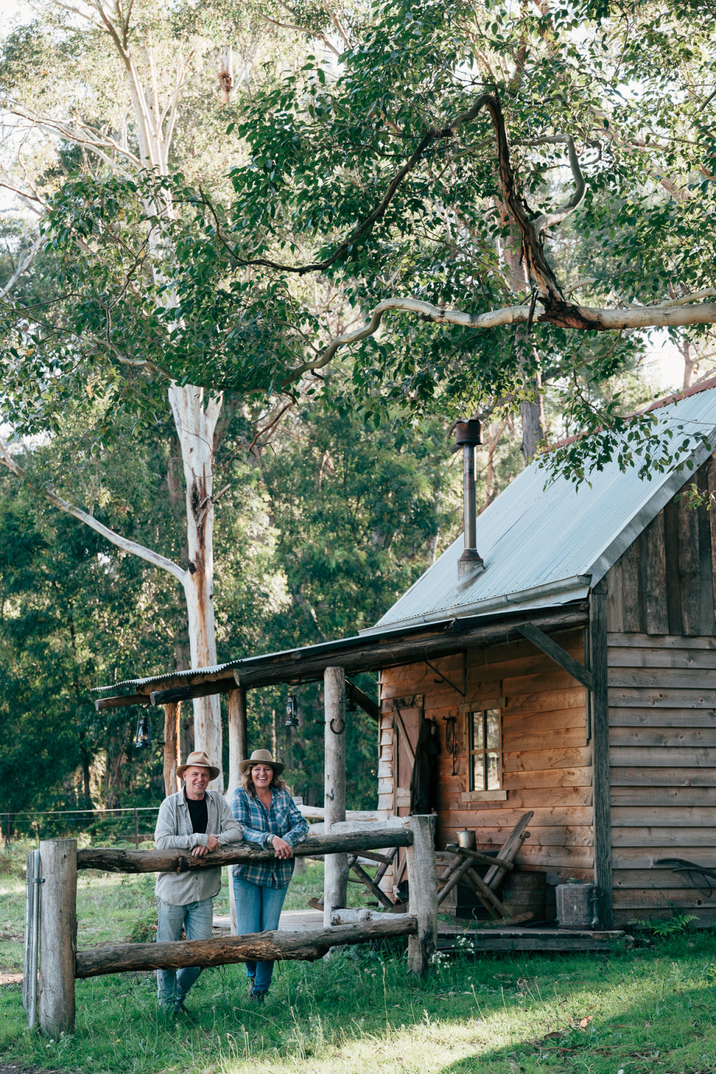 Nadine Brown converted three sheds into her working space and studio, giving her a sensory experience within her work. Photo: Flore Vallery-Radot