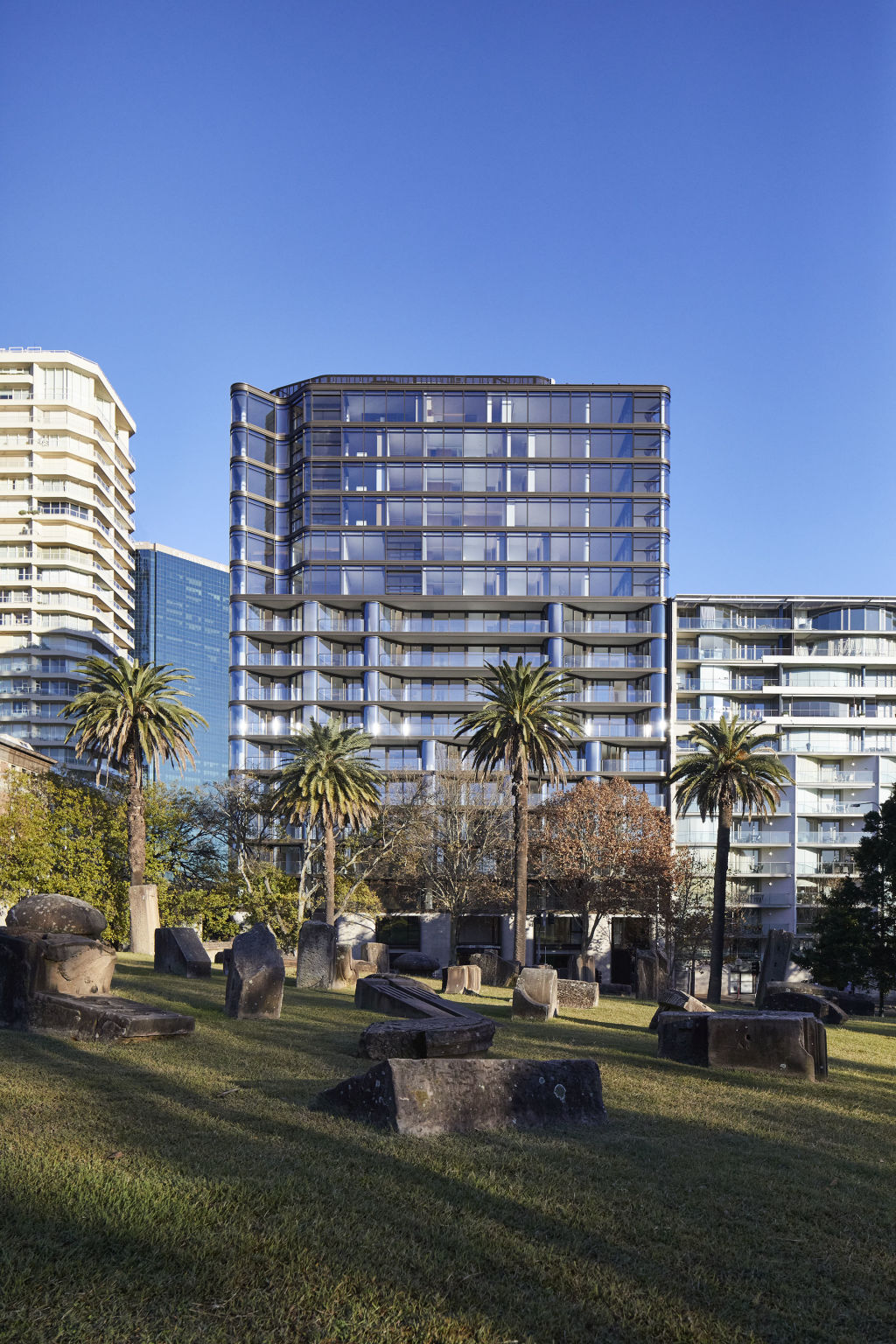 A view of the Opera Residences from the Royal Botanic Garden. Photo: Supplied.