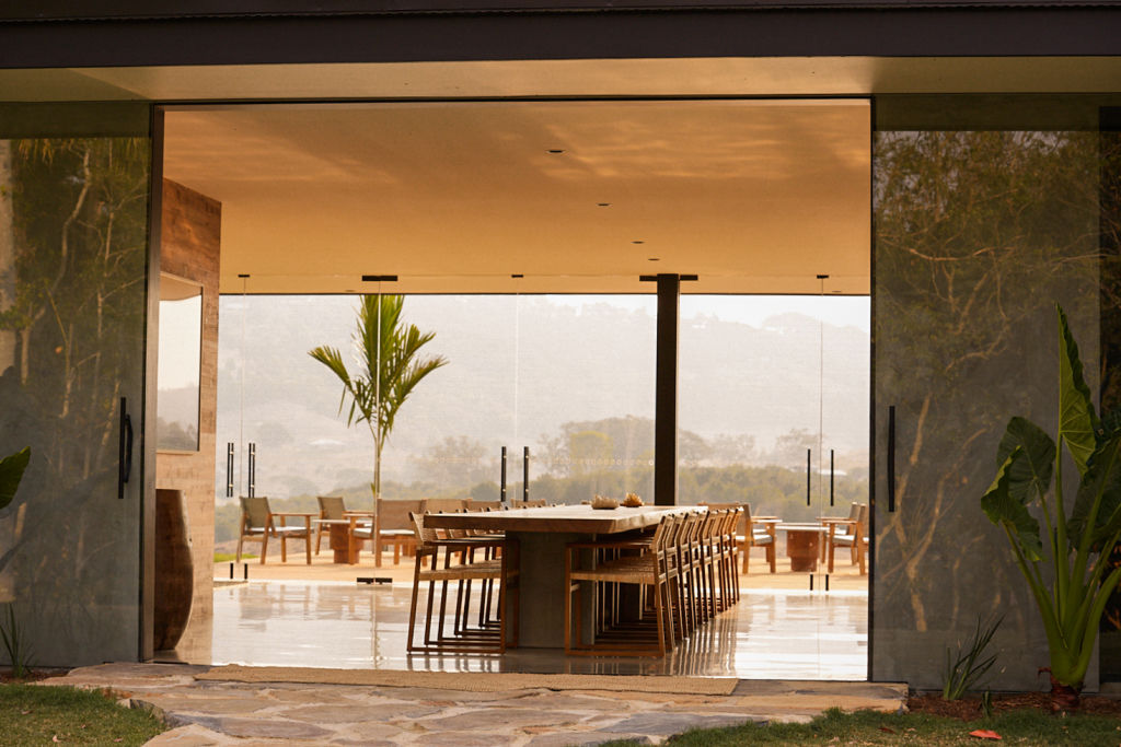 The communal dining space can seat up to 18 people. Photo: Romello PEREIRA