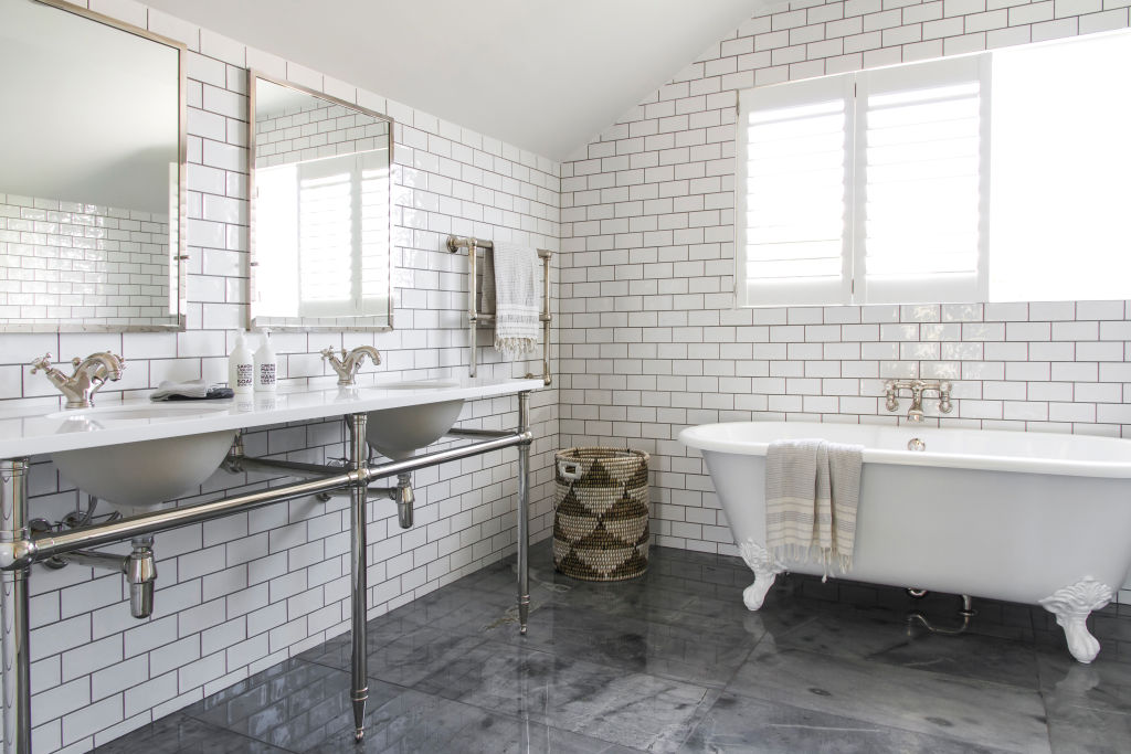 Bathroom layout takes careful consideration; you need space for the essentials and room to move. Photo: Anna Rees