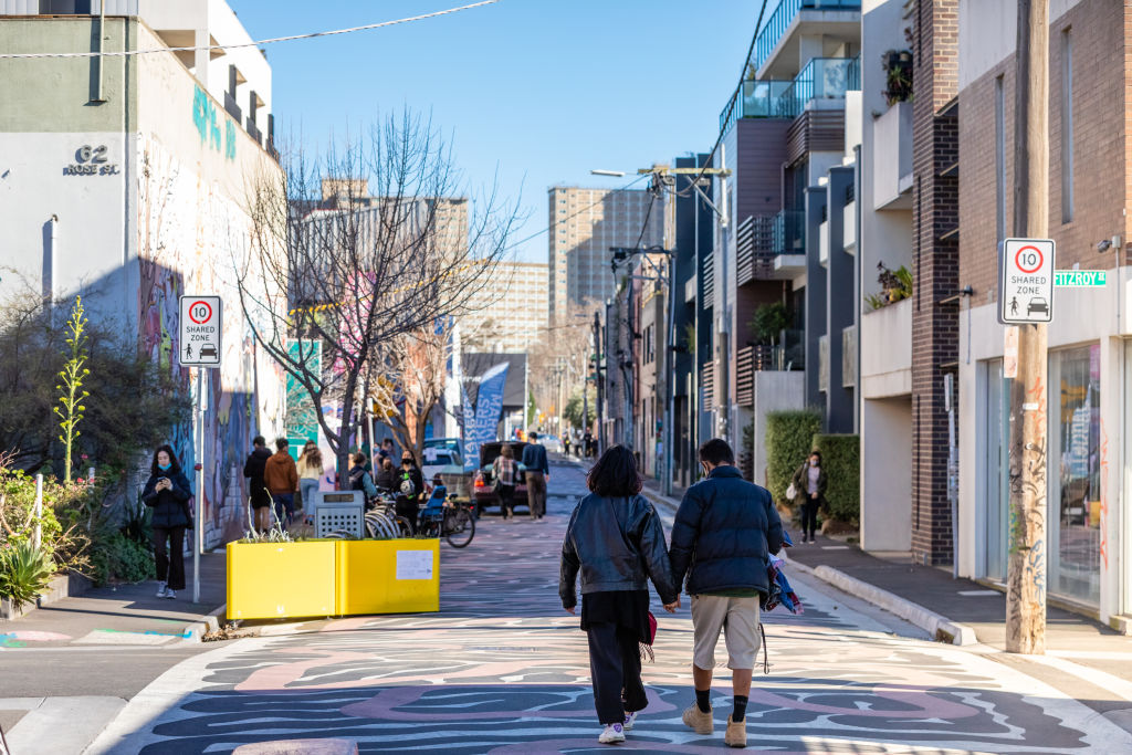 Colourful Rose Street, home of the famous Rose Street Market.  Photo: Greg Briggs