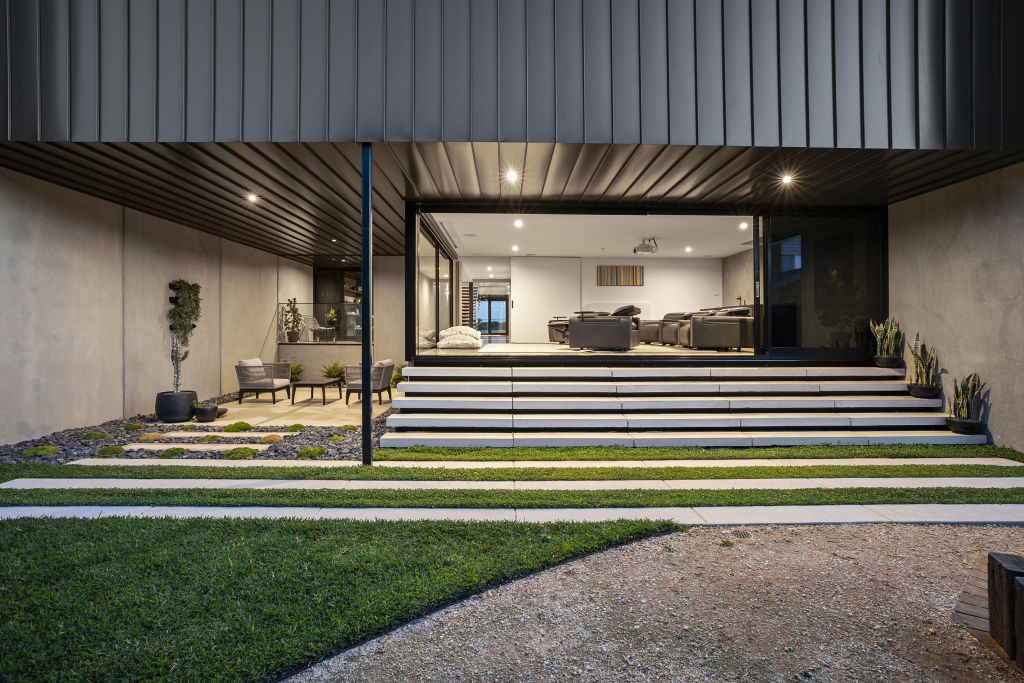 The stunning outdoor entertaining zone.  Photo: McCartney Real Estate