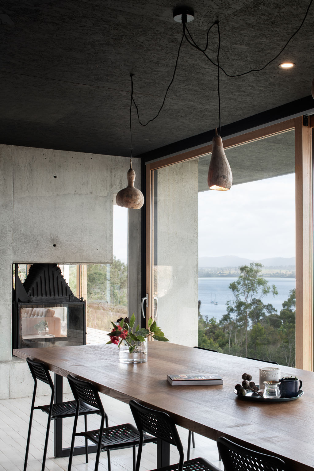 Gourd pendant lights. Photo: Anjie Blair