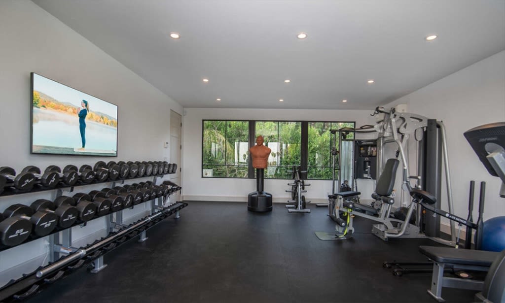 The huge gym. Photo: Redfin.
