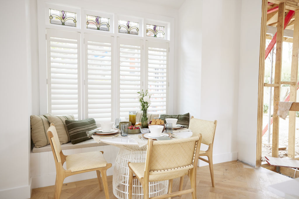 A breakfast nook can make a space more flexible. Photo: Channel Nine