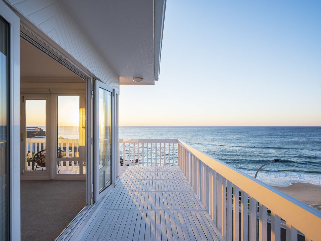 The five-bedroom house is arguably among the closest to the beach.