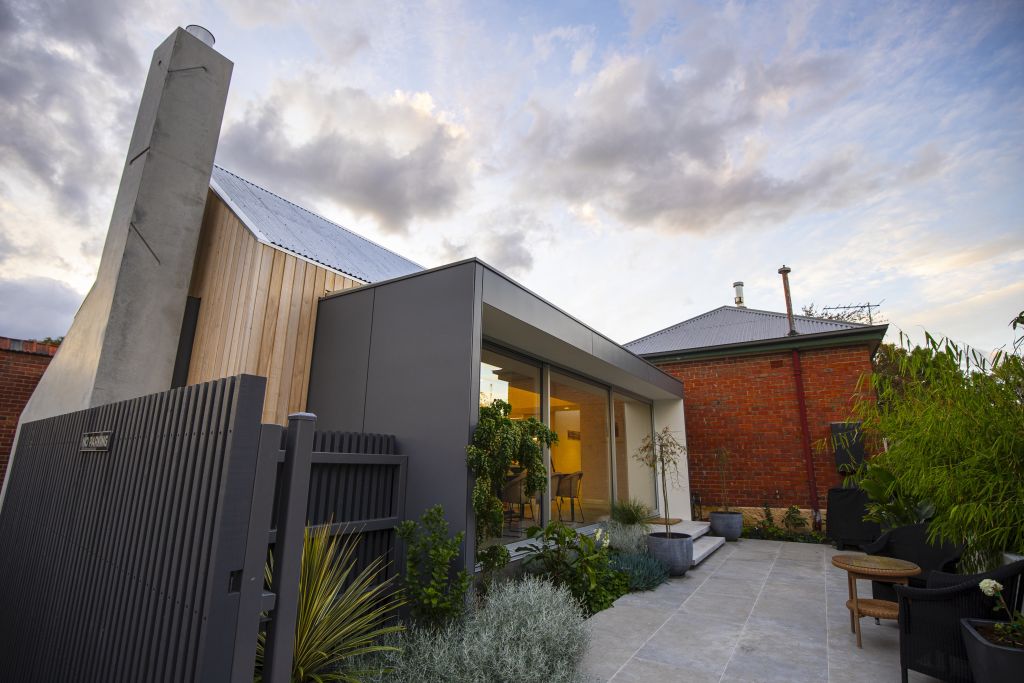 Old meets new in this 1850s Hobart cottage transformed in the latest season of Restoration Australia.   Photo: ABC