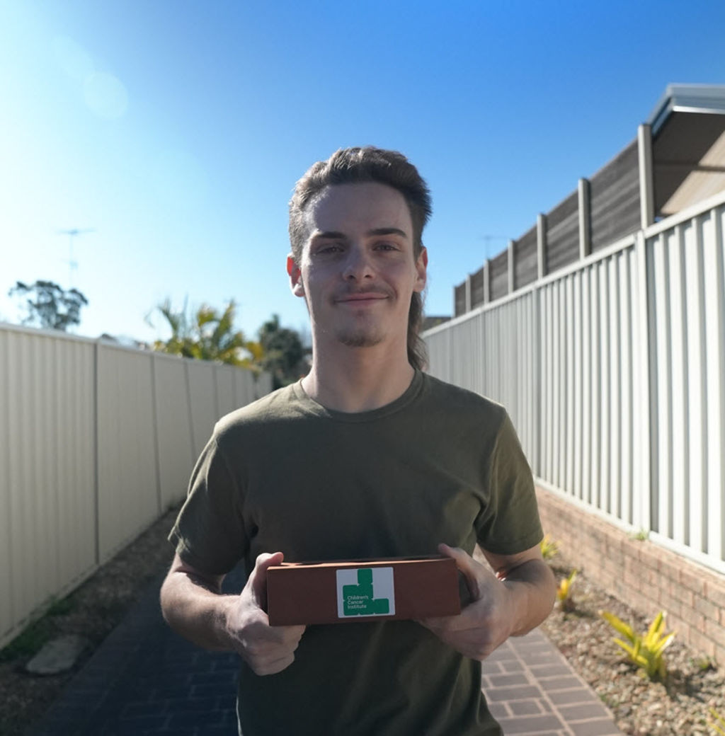 Joel Sedger, now at 15, is urging people to donate a brick, towards the cost of constructing the house. Photo: Supplied
