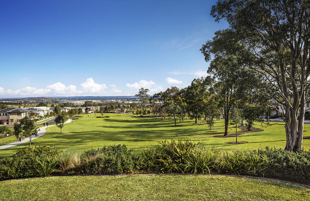 The 6-hectare Gledswood Hills Reserve. Photo: Sekisui House