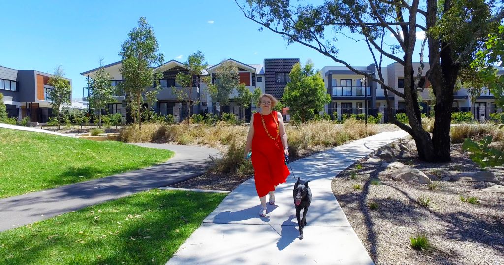 Camille Abbott bought her home in the Fairwater development in Blacktown, which has sustainability at the heart of the community. Photo: Supplied