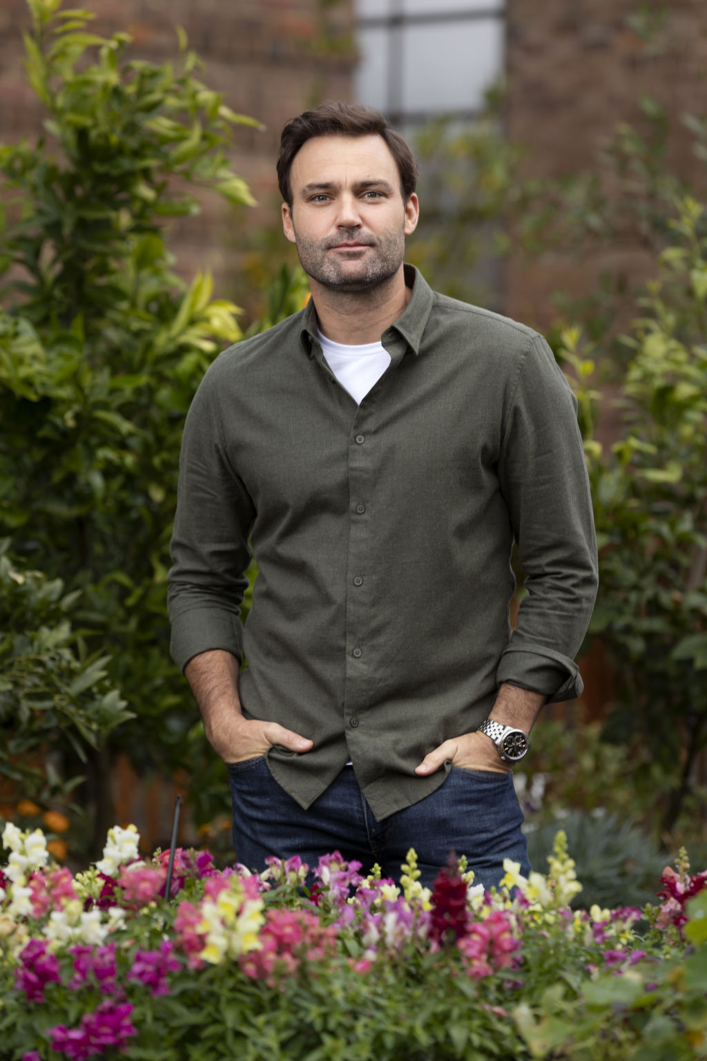 Actor Matthew Le Nevez filmed Celebrity Masterchef in Melbourne earlier this year. Photo: Supplied