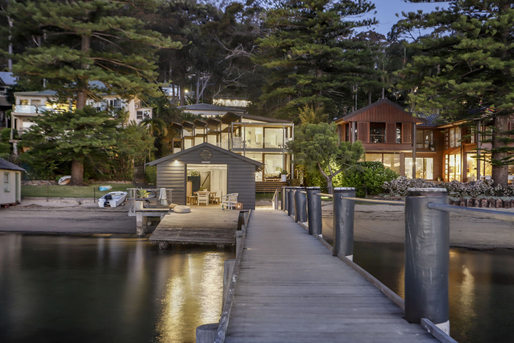 The beachfront house in Clareville returns to the market for $11.5 million.