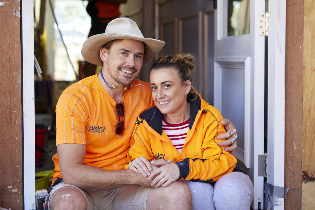 Moore will represent Kirsty and Jesse on auction day. Photo: Channel Nine