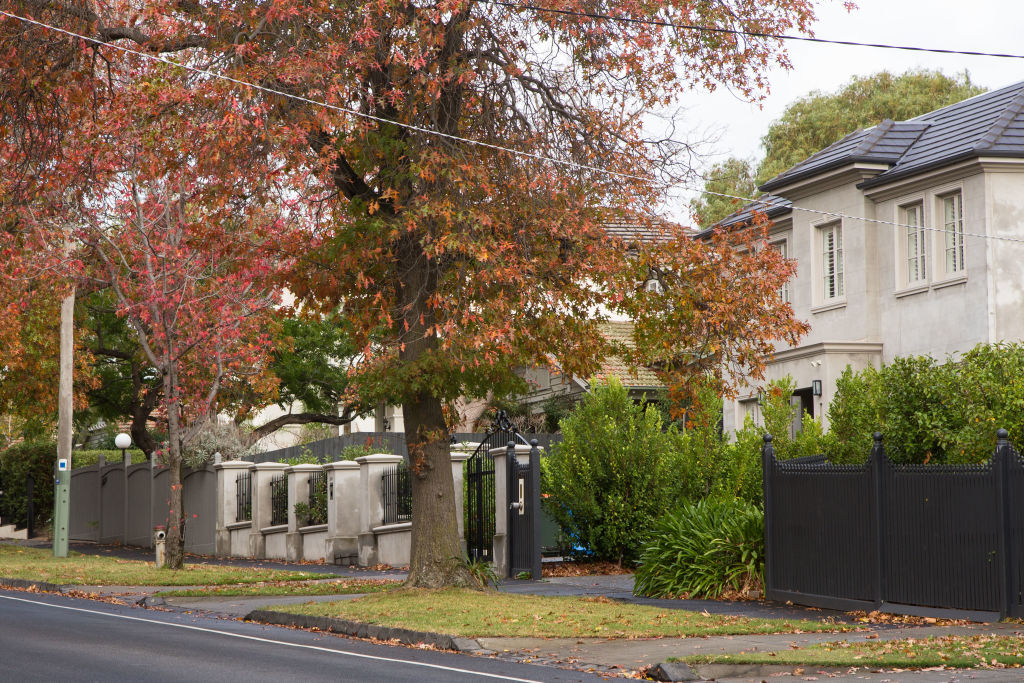 The upper-echelon's of homes are on tree-lined streets. Photo: Eliana Schoulal