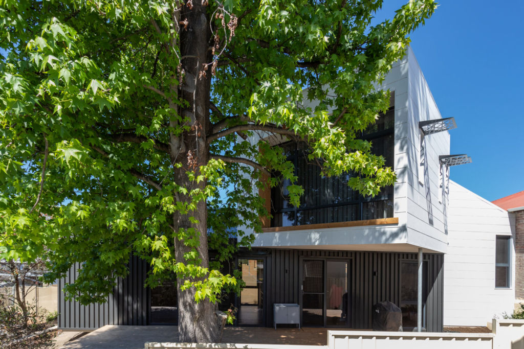 The West Australian addition to an established house is done to passive house standards. Photo: Peter Ellery