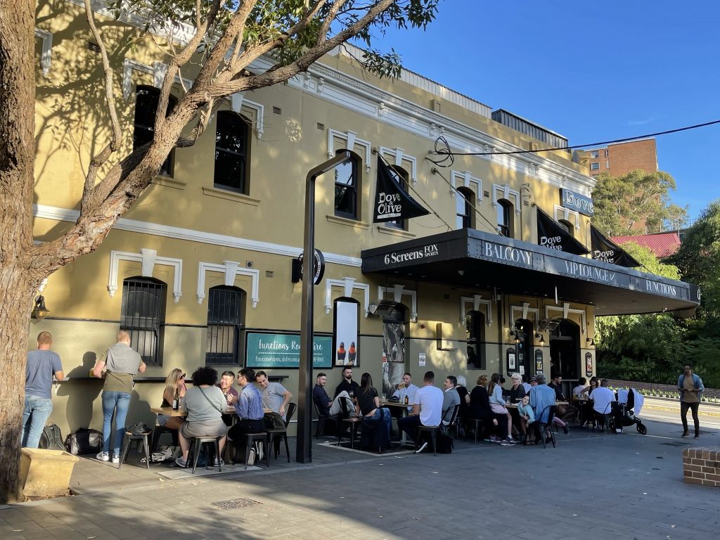 The Dove & Olive in Surry Hills will reopen its doors from Wednesday. Photo: Supplied.