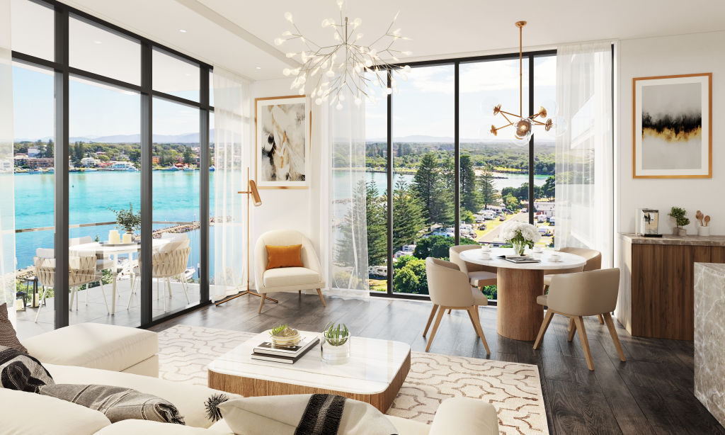 Comprising of 51 apartments, these homes boast incredible views and luxurious touches. Photo: Supplied