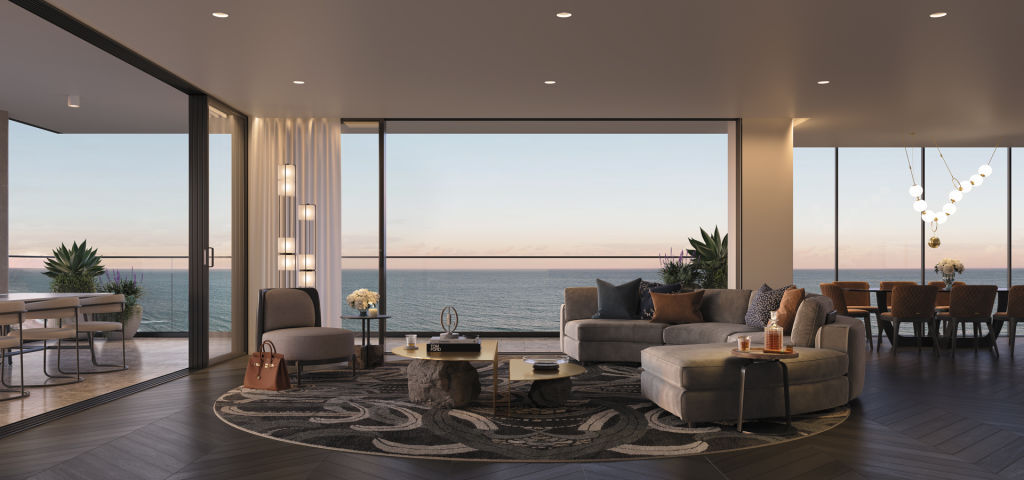 Luxe Broadbeach is offering 28 luxurious whole-floor apartments with beach views. Photo: Supplied