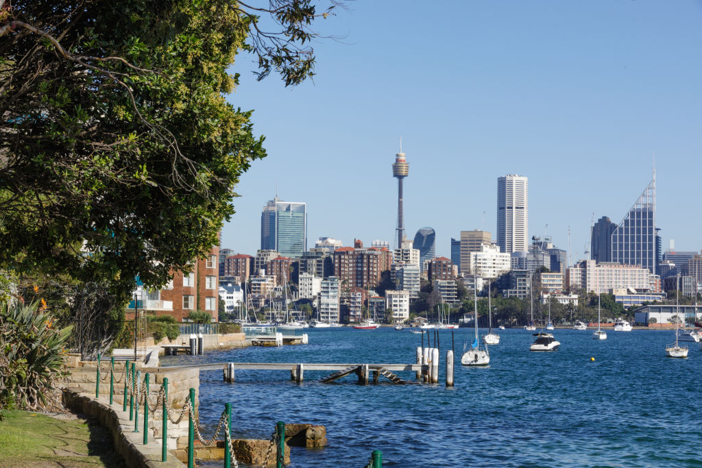 Darling Point is renowned for its sweeping harbour views. Photo: Steven Woodburn