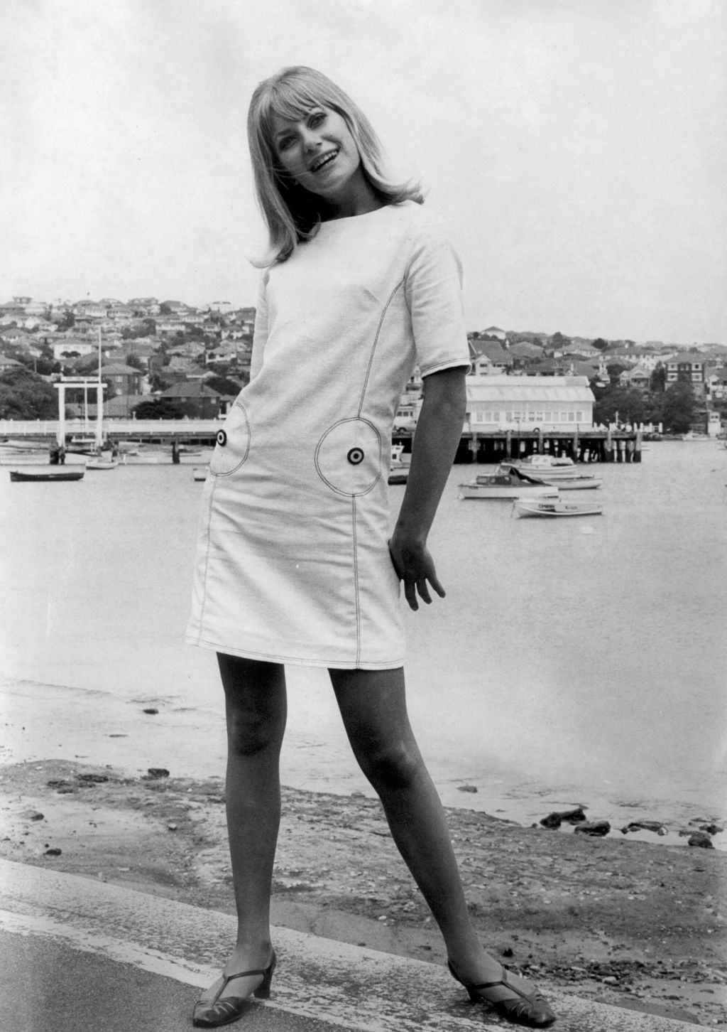 Evelin Hegyesi modelling in Sydney in 1967.