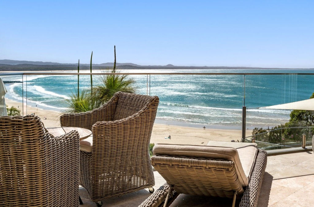 This apartment overlooking the beach at Noosa Heads sold for $16.1 million.