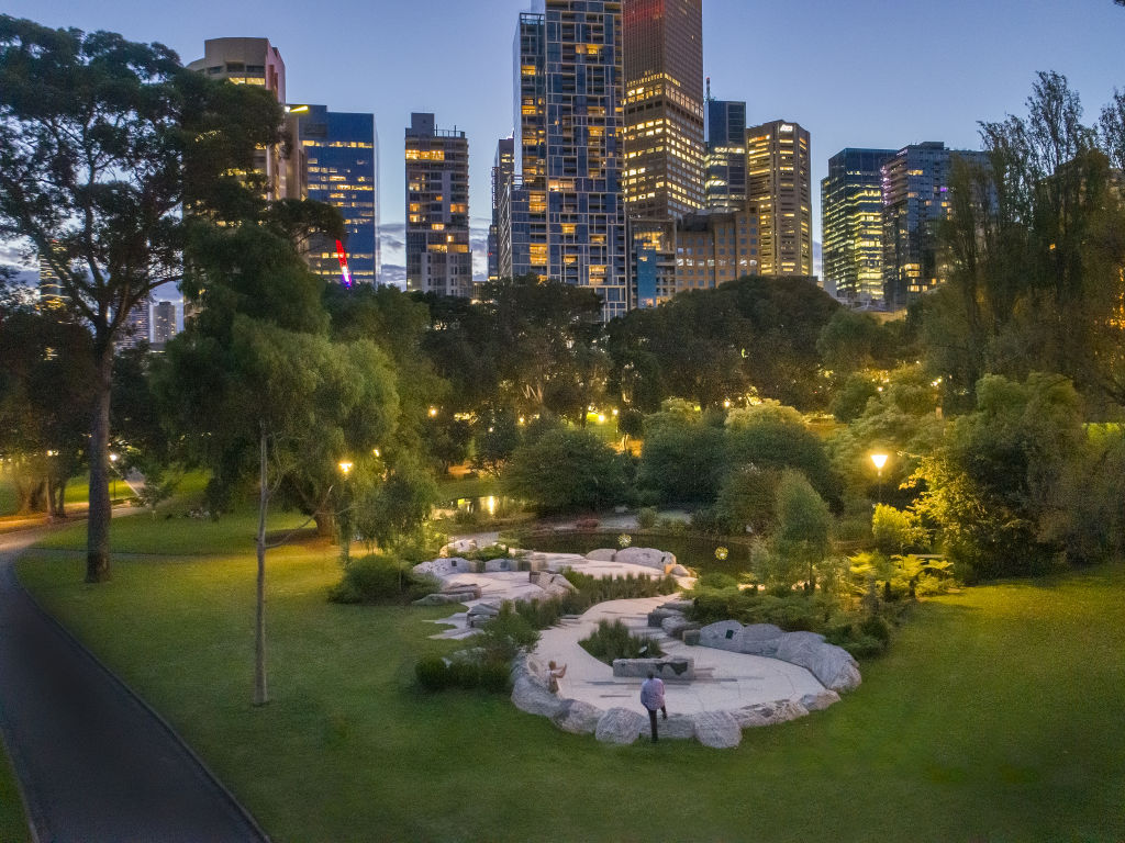 Victorian Emergency Services Memorial by Rush Wright Associates. Photo: John Golling