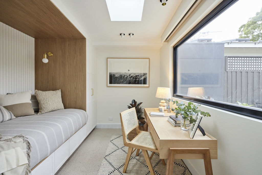 The study and guest bedroom gets praise from the judges. Photo: Channel Nine