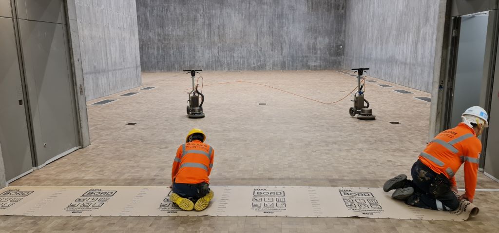 An eight month $5m flooring job for a major new Asian art gallery. Photo