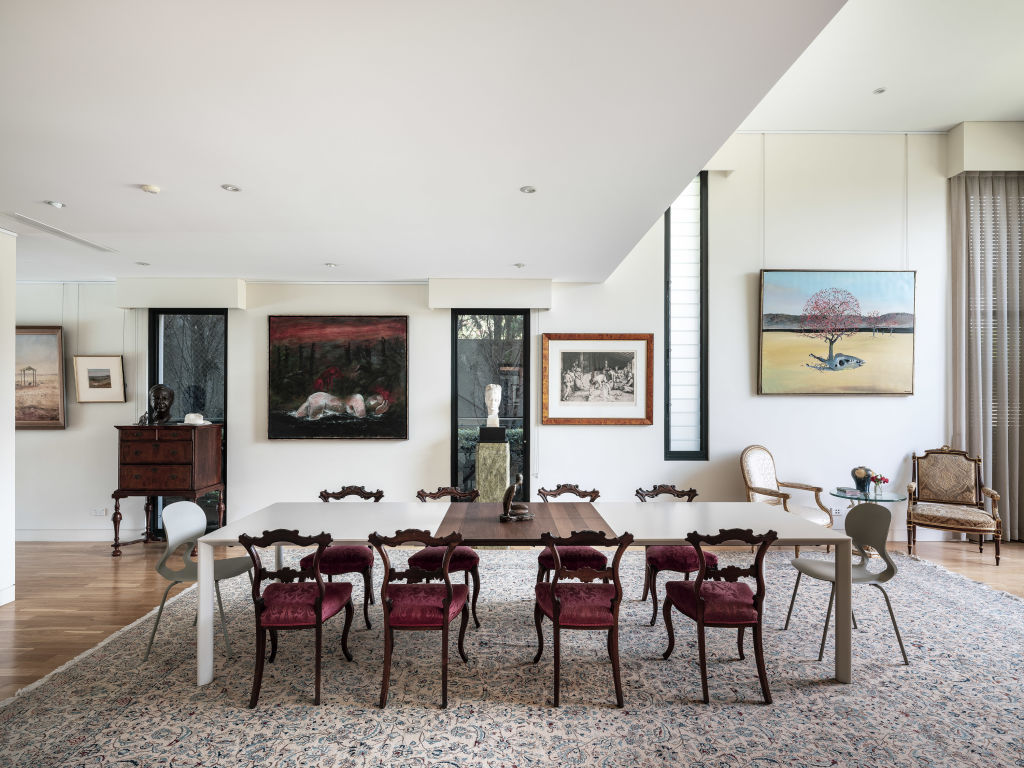 The Bellevue Hill house has been a backdrop to the art collection of industry doyen Denis Savill.